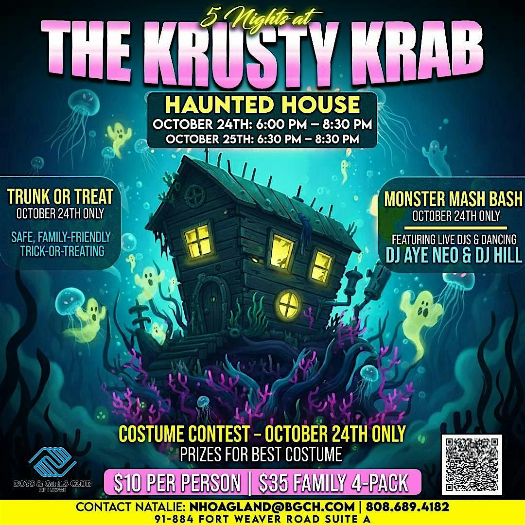 5 Nights at the Krusty Krab, 24 October | Event in Ewa Beach | AllEvents