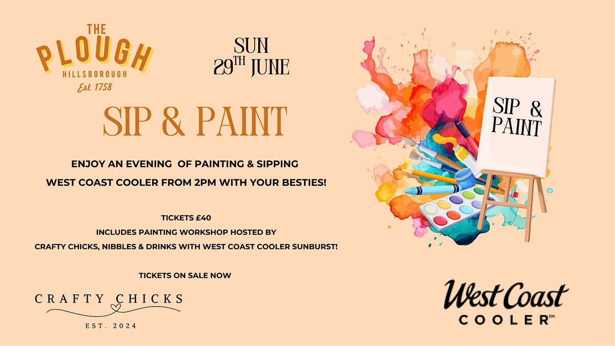 Paint & Sip in The Snug, 29 June | Event in Royal Hillsborough | AllEvents