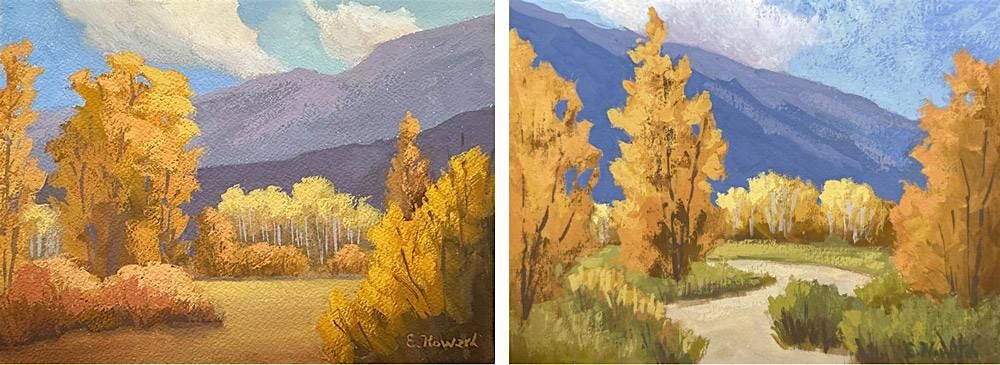 2-DAY WORKSHOP: Capturing Color & Confidence: Fall Landscapes in Gouache, 25 October | Event in Sunnyvale