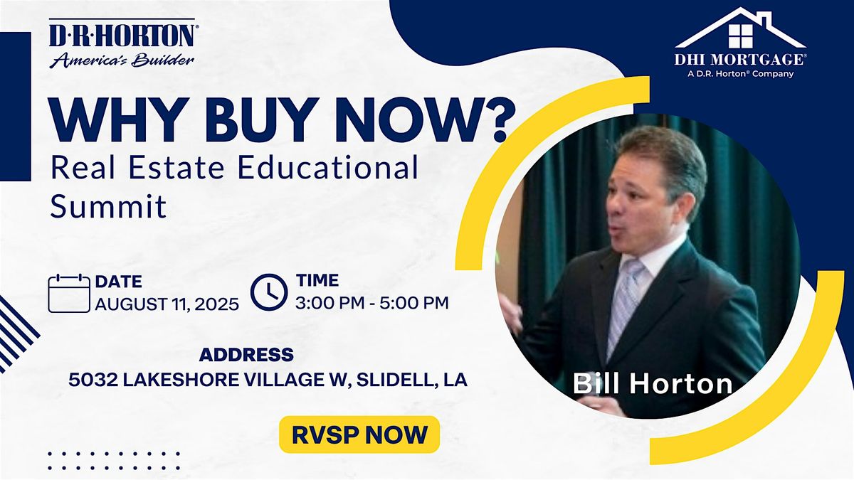 Realtor Presentation with D.R. Horton, 11 August | Event in Slidell | AllEvents