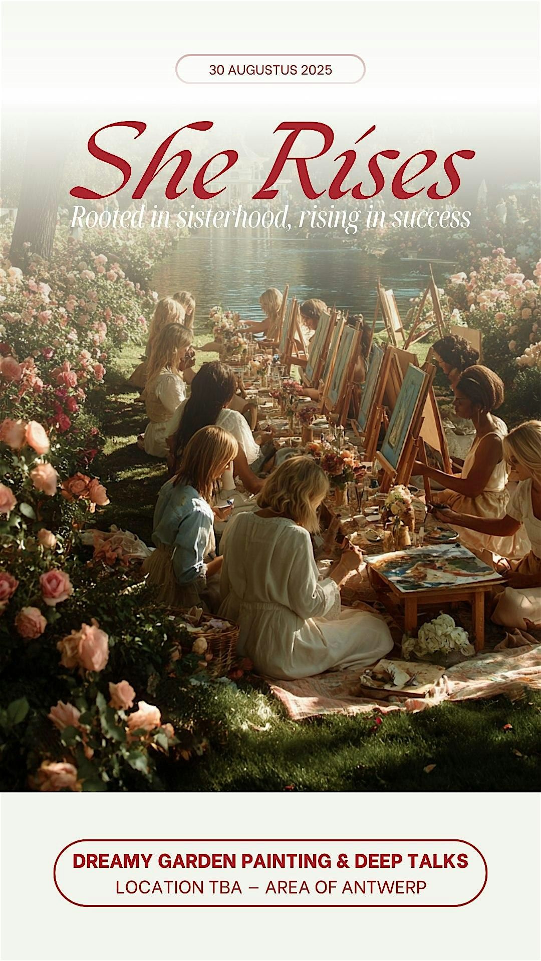 She Rises — Join us for painting and deep talks, 30 August | Event in Antwerpen | AllEvents