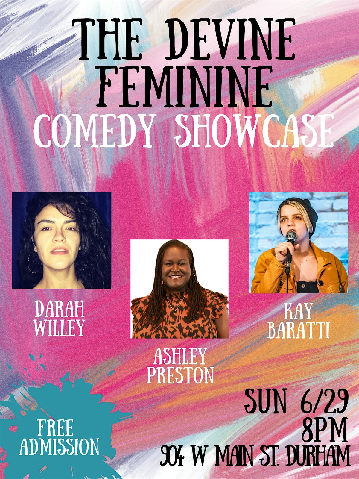 The Devine Feminine Comedy Showcase, 29 June | Event in Durham | AllEvents