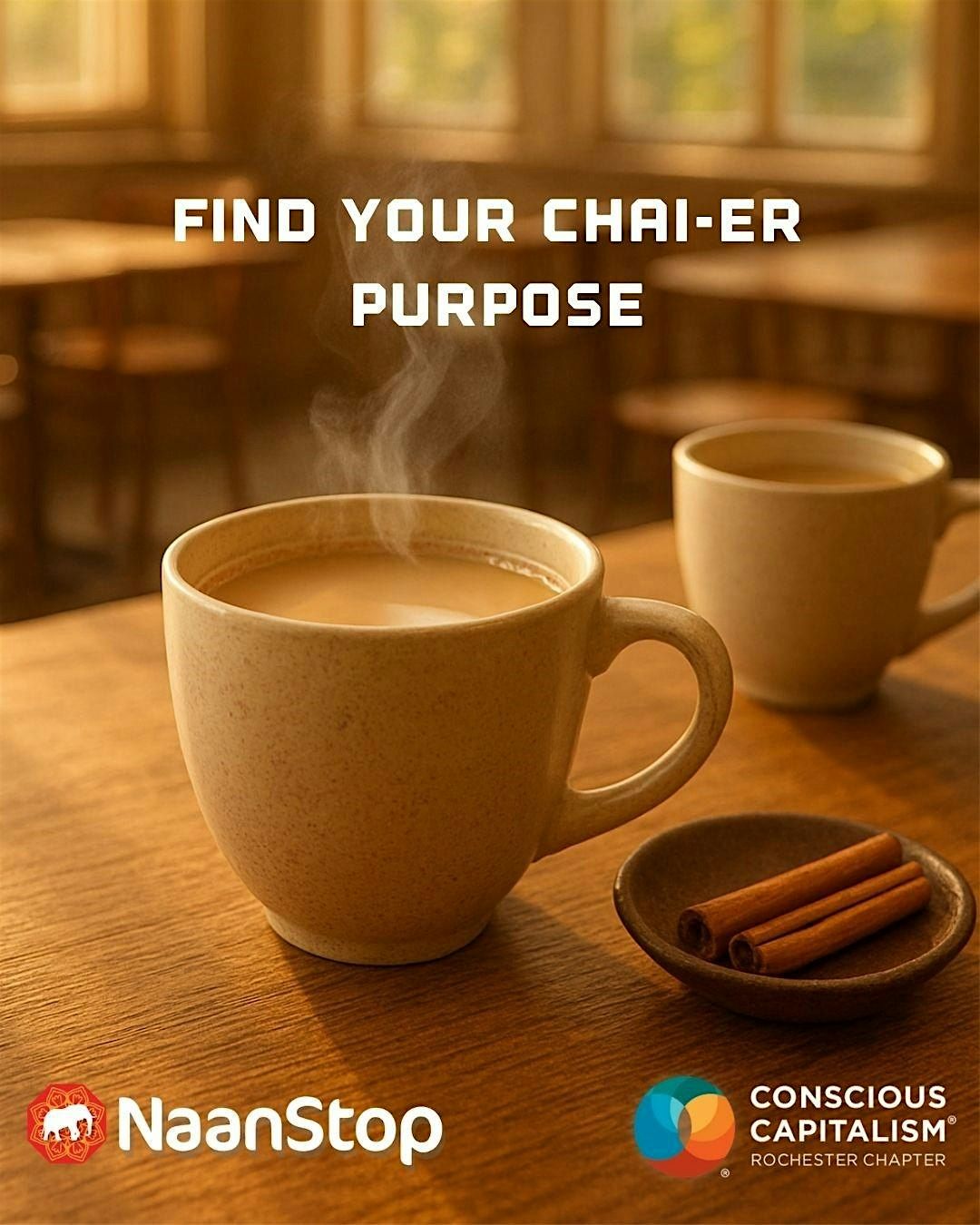 Conscious Chai Chats: Recipes for goodness (in business), 8 October | Event in Atlanta | AllEvents