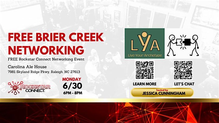Free Brier Creek Rockstar Connect Networking Event (June, NC), 30 June | Event in Raleigh | AllEvents