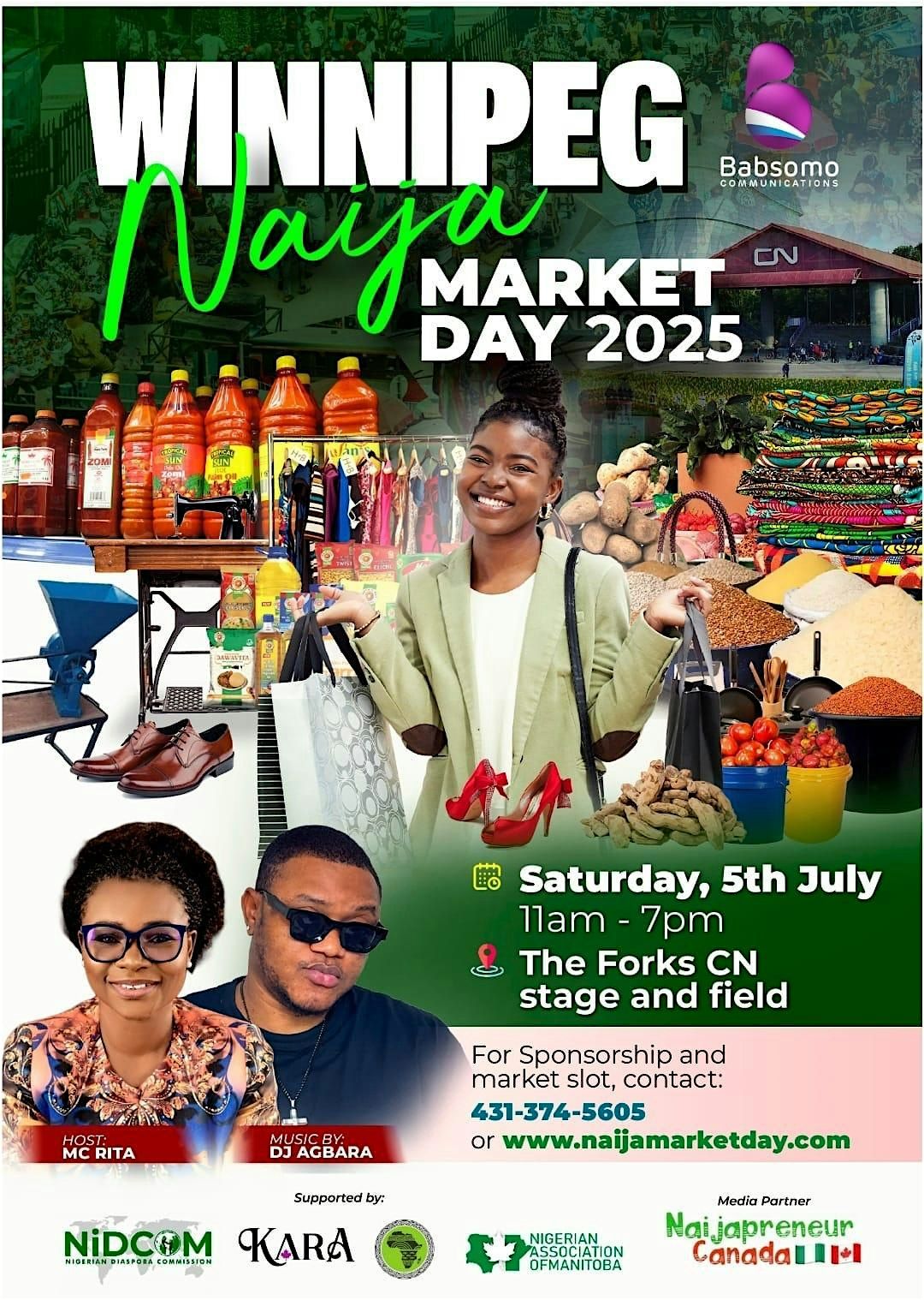 Naija Market Day Winnipeg, 5 July | Event in Winnipeg | AllEvents