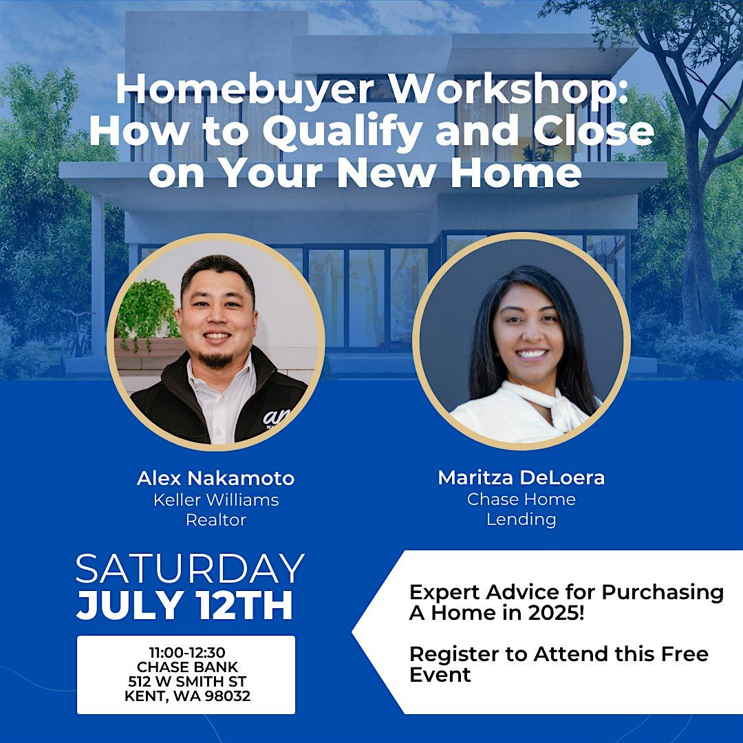 Homebuyer Workshop: Qualify and Close on Your New Home, 12 July | Event in Kent | AllEvents