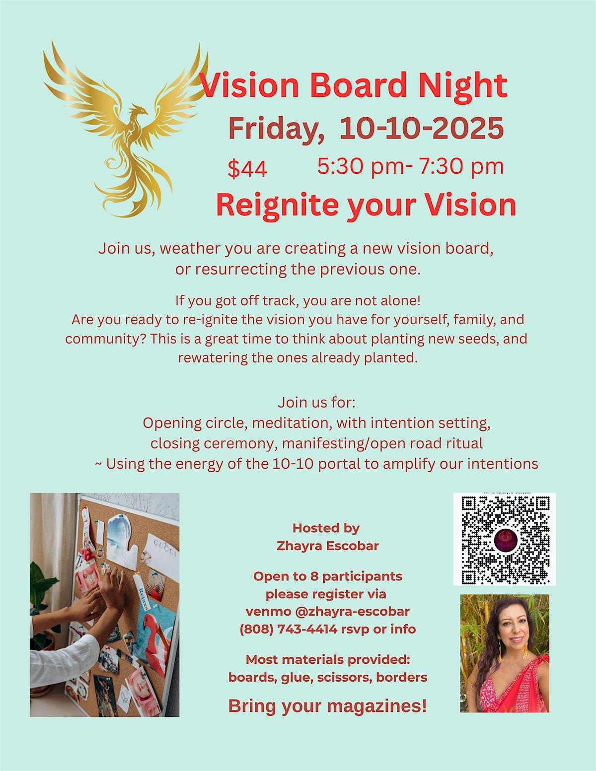 Vision Board Night ~ Re-ignite Your Vision, 10 October | Event in Kihei | AllEvents