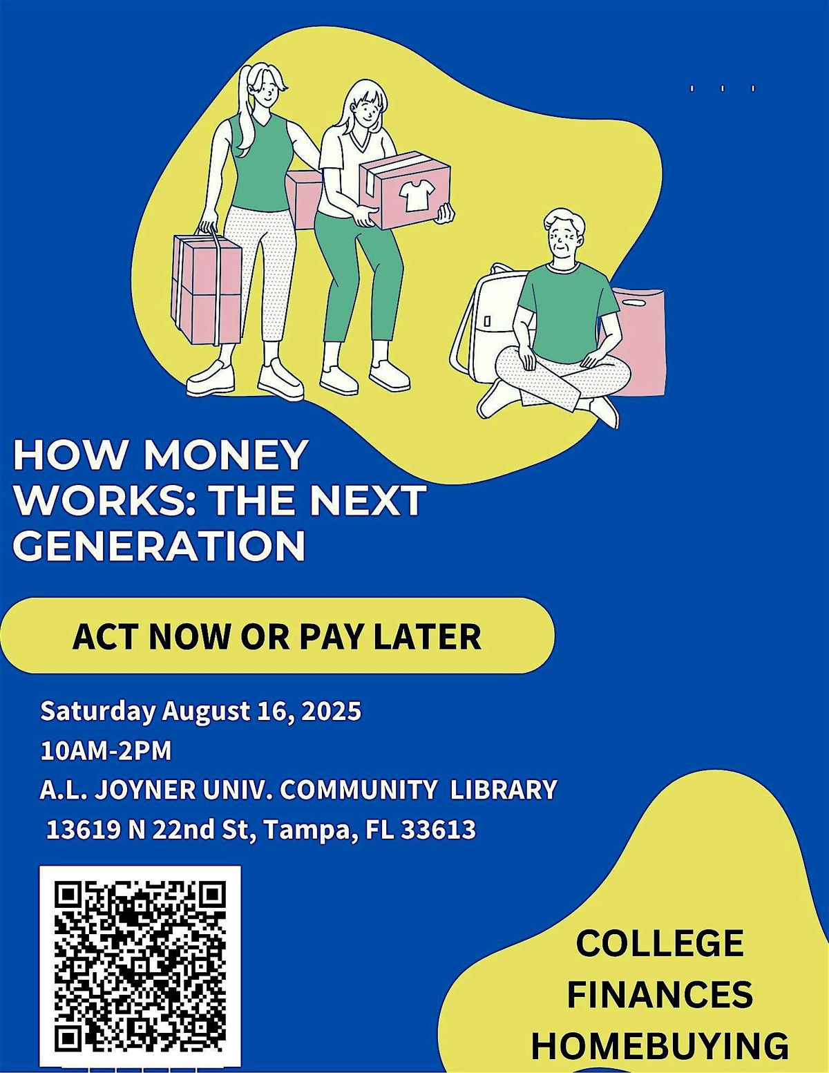 The Next Generation: Act Now or Pay Later, 16 August | Event in Tampa | AllEvents
