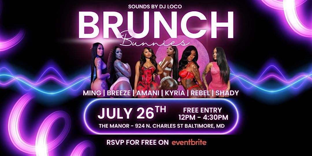 BRUNCH BUNNIES, 26 July | Event in Baltimore | AllEvents