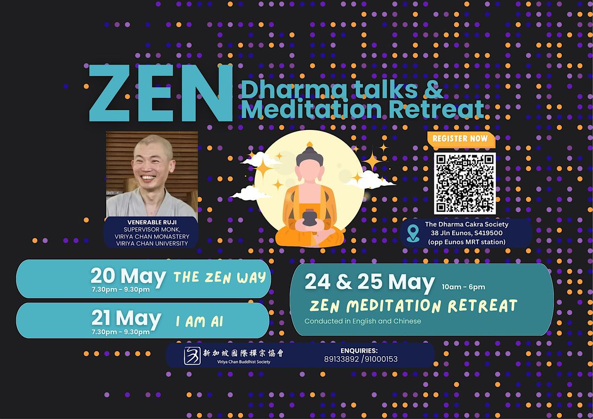 Zen Dharma Talk - I am AI, 21 May | Event in Paya Lebar | AllEvents