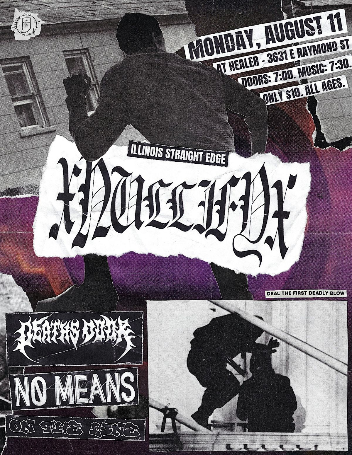 xNULLIFYx / Deaths Door / No Means / On The Line @ Healer, 11 August | Event in Indianapolis | AllEvents
