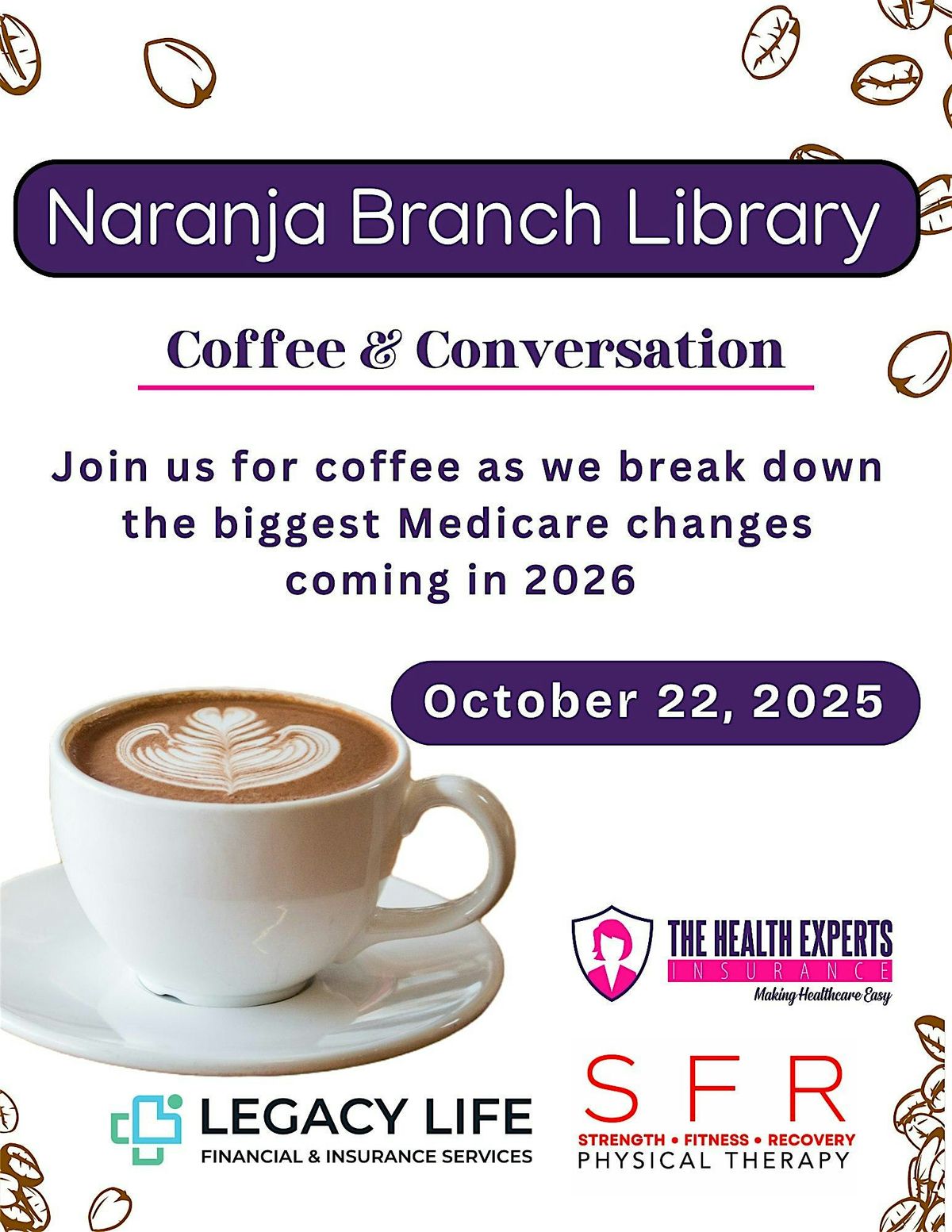 Naranja Library Coffee & Conversation, 22 October | Event in Homestead | AllEvents