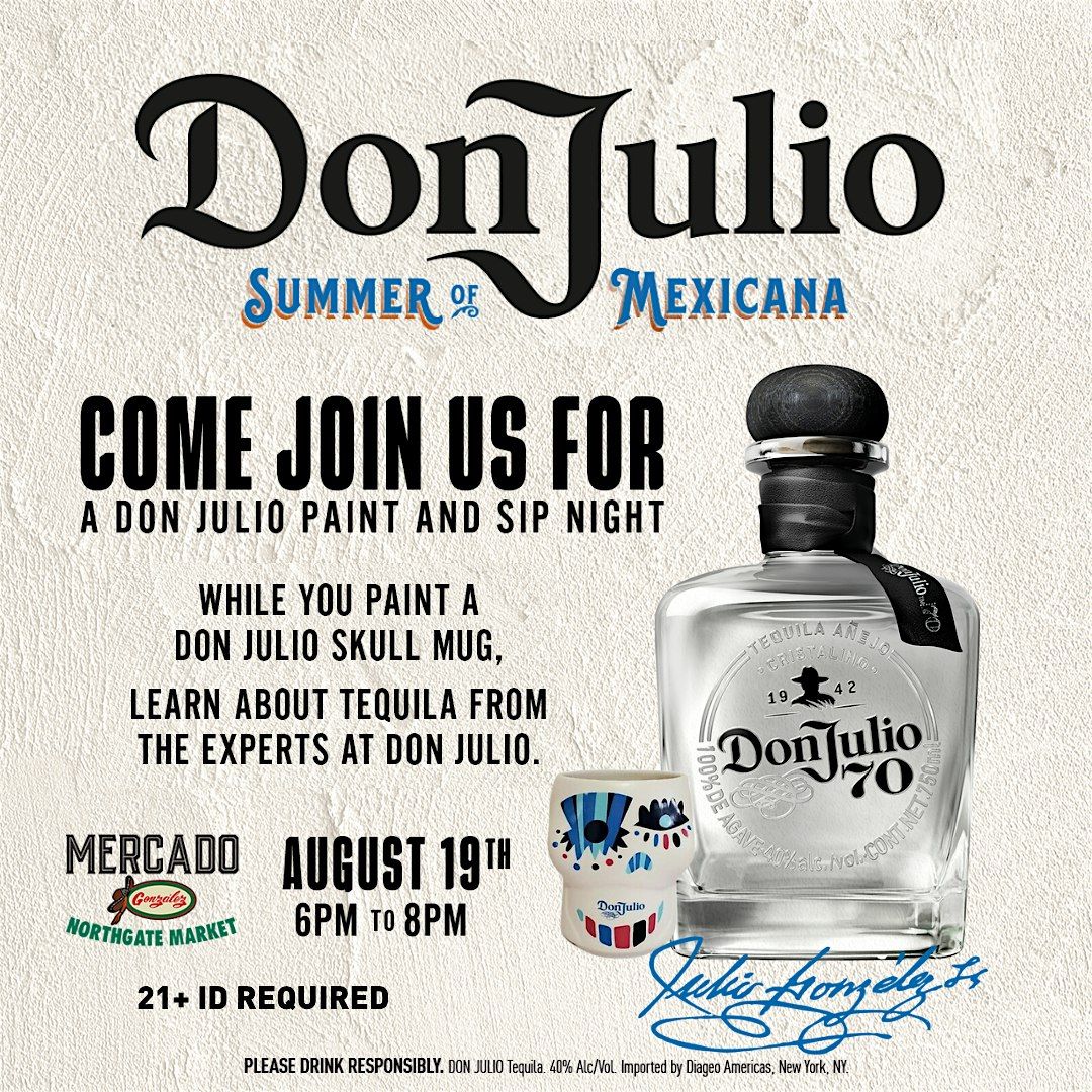 Don Julio Summer Calavera Cup Paint & Sip, 19 August | Event in Costa Mesa | AllEvents