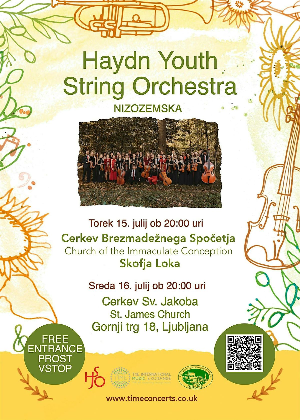 Haydn Youth String Orchestra Ljubljana, 16 July | Event in Ljubljana | AllEvents