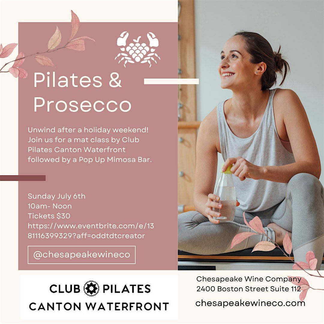 Pilates & Prosecco, 6 July | Event in Baltimore | AllEvents
