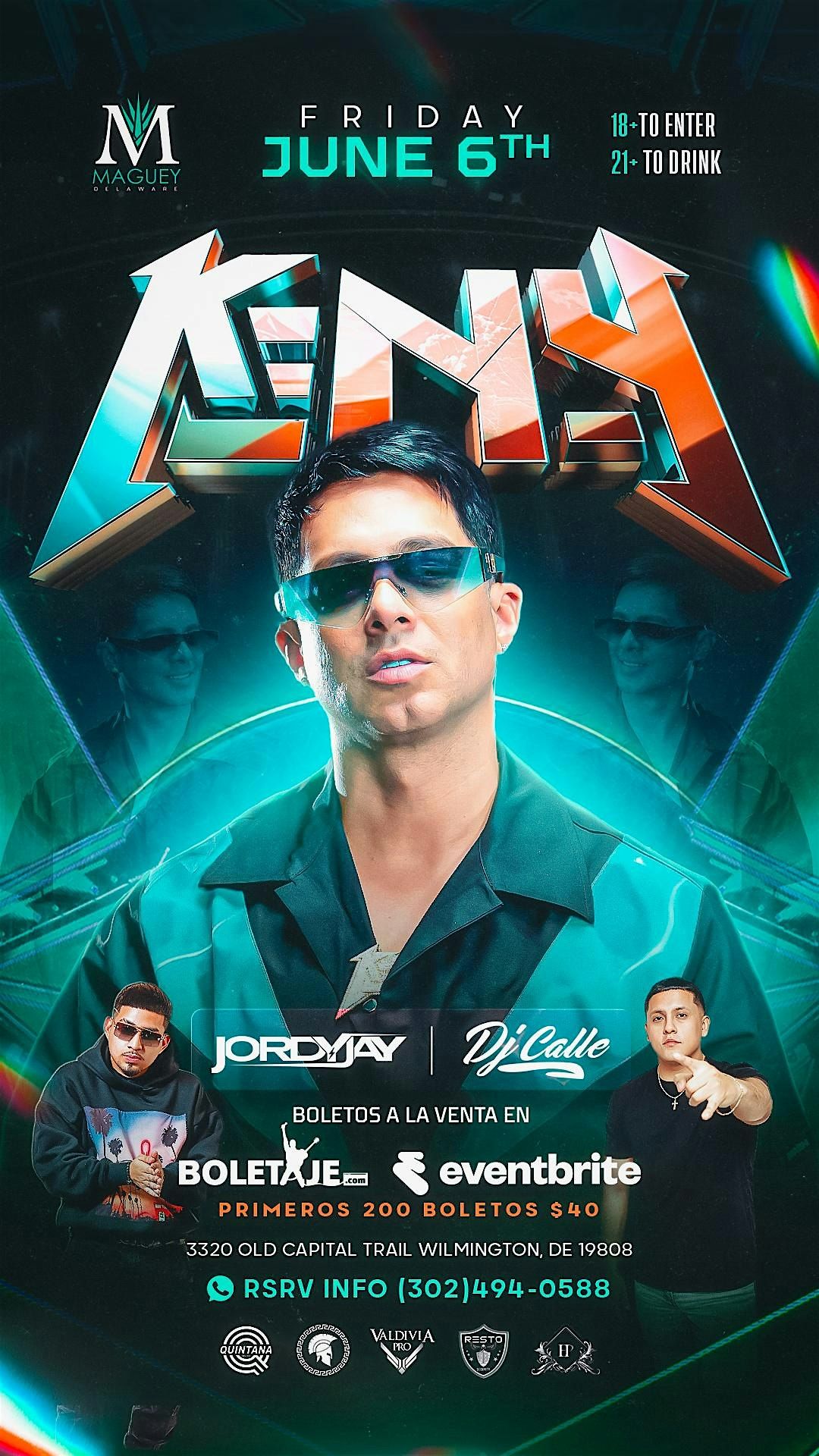 Ken-Y Live at Maguey, 6 June | Event in Wilmington | AllEvents