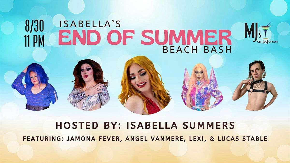 Isabella's End of Summer Beach Bash with Isabella Summers, 30 August | Event in Dayton | AllEvents