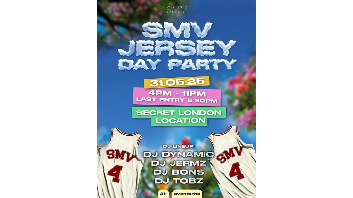 SMV JERSEY DAY PARTY, 31 May | AllEvents