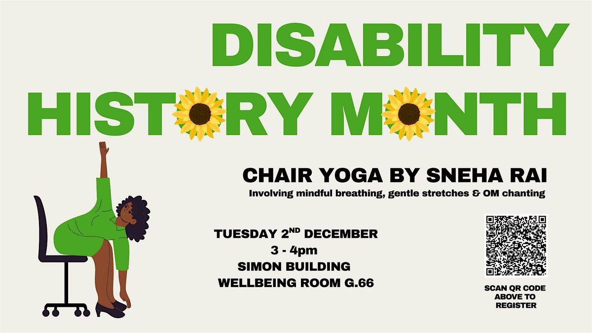 Chair Yoga with Sneha Rai, 2 December | Event in Manchester | AllEvents