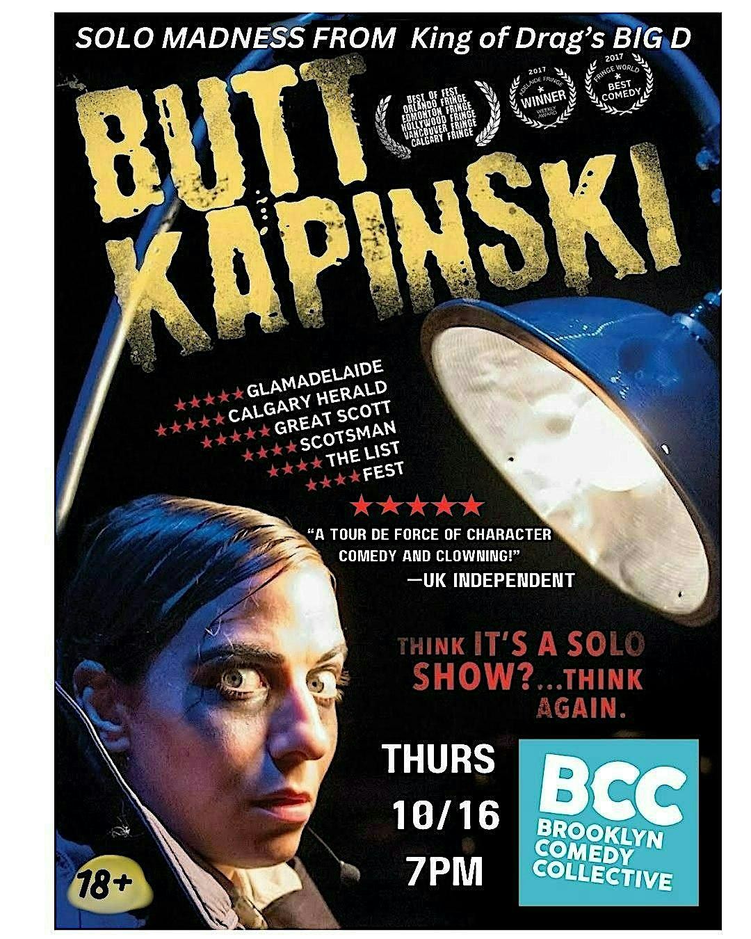 BUTT KAPINSKI, 16 October | Event in Brooklyn | AllEvents