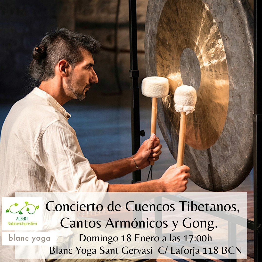 Concierto de Sonido Ancestral especial de Gongs y Cantos Armónicos, 8 February | Event in Barcelona | AllEvents