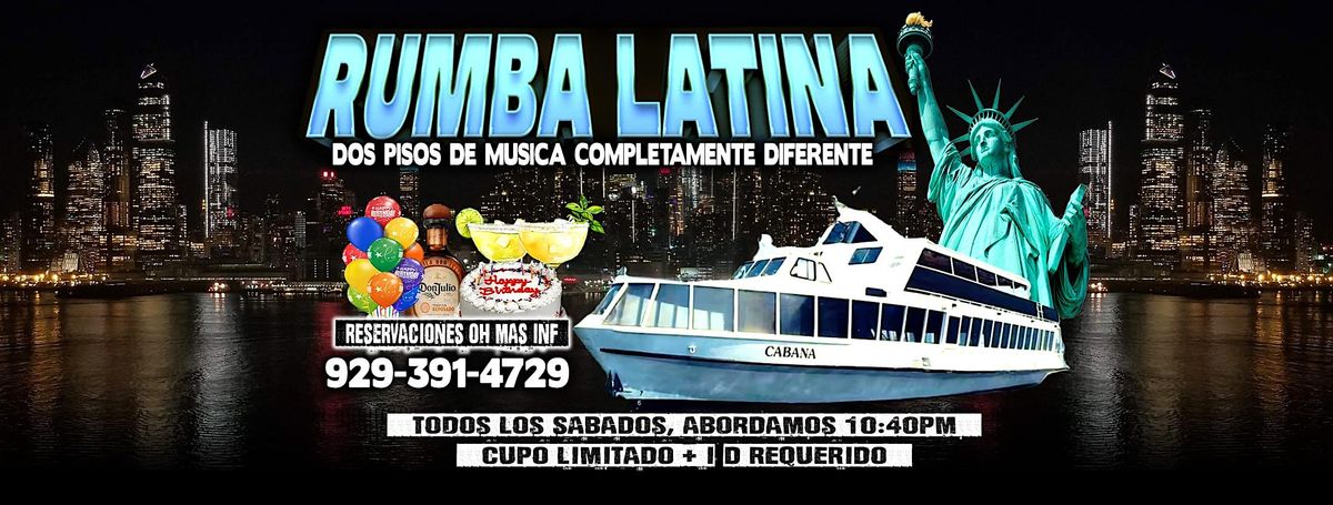 TODOS LOS SABADOS + LA FIESTA EN BARCO #1 DE  MANHATTAN NY + EVERY SATURDAY, 15 August | Event in New York