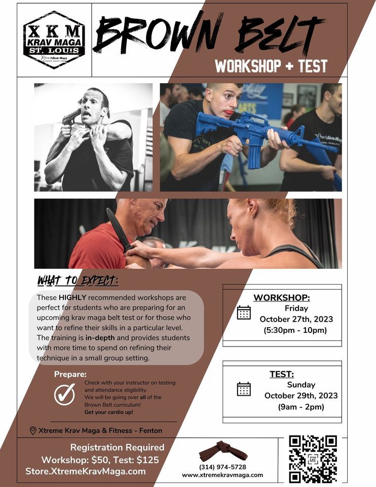 Krav Maga Brown Belt Test Friday, October 29th, Xtreme Krav Maga