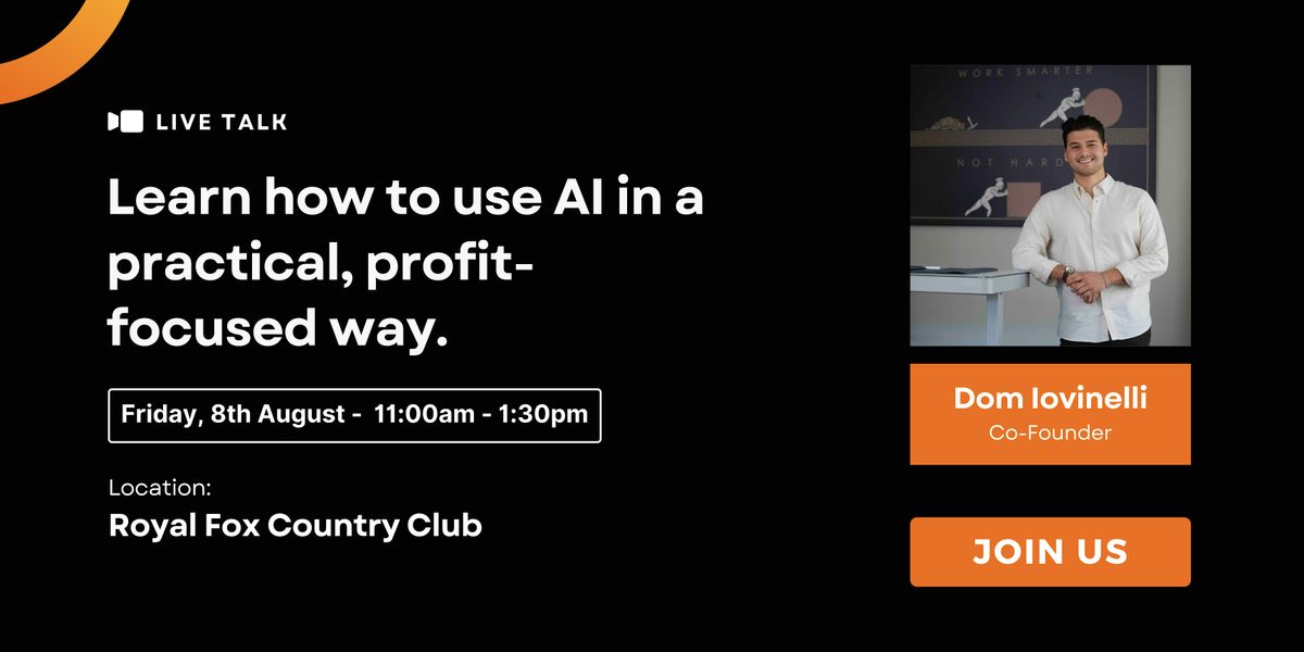 AI for Real Business, 8 August | Event in St. Charles | AllEvents
