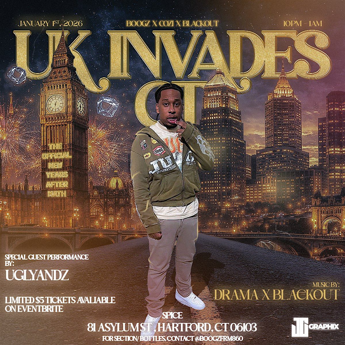 UK INVADES CT UGLYANDZ LIVE IN HARTFORD