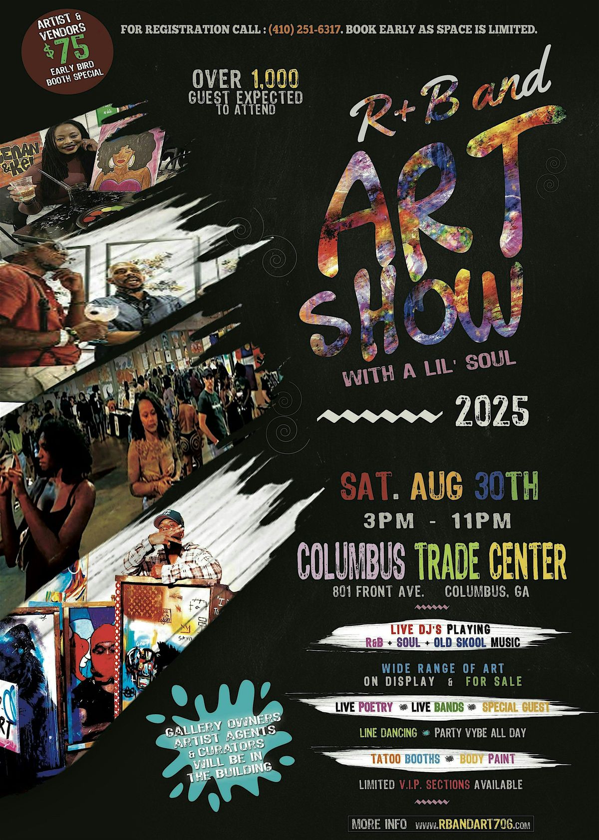R&B and ART SHOW, 30 August | Event in Columbus | AllEvents