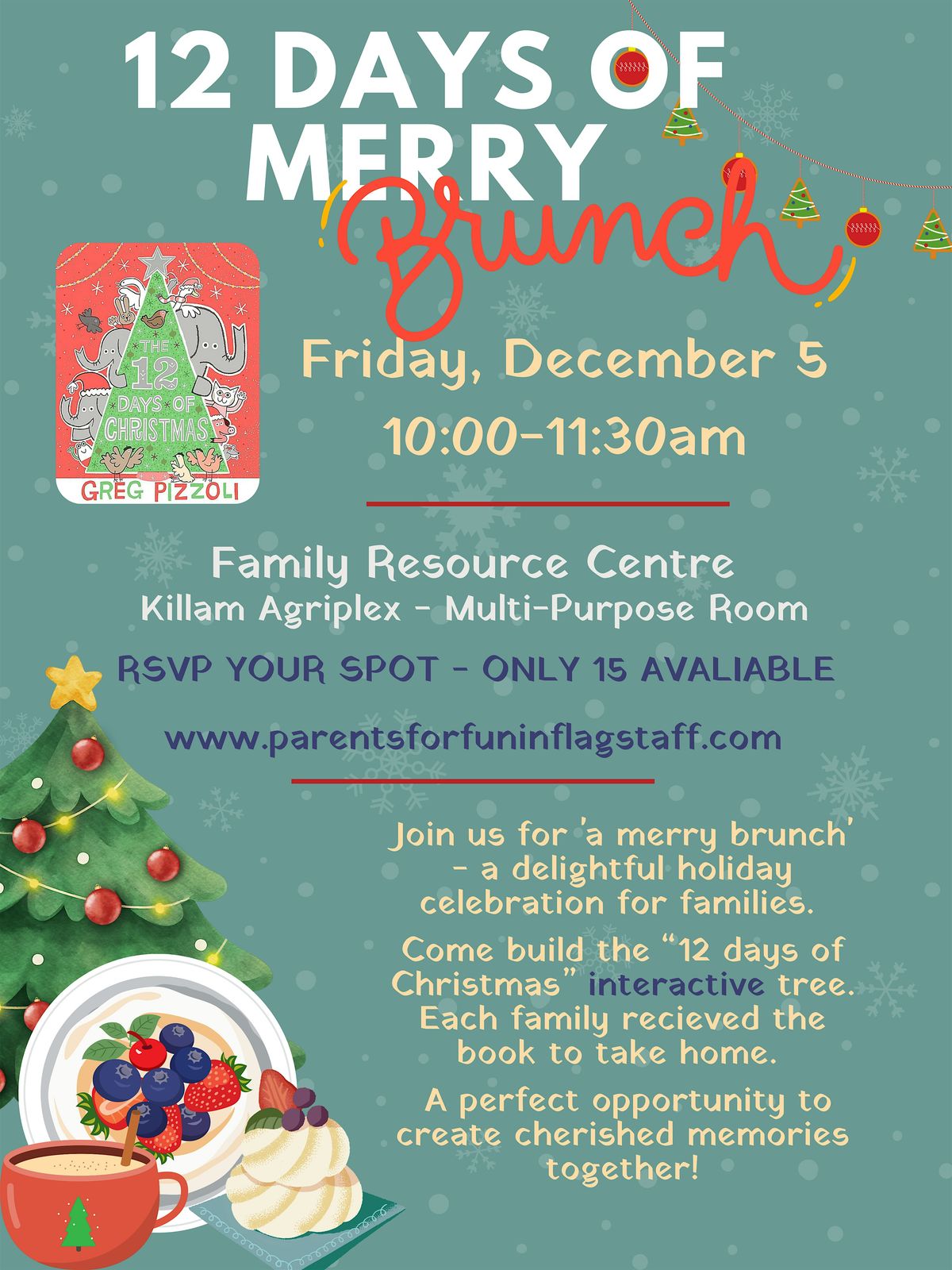 12 Days of Merry Brunch, 5 December | Event in Killam | AllEvents