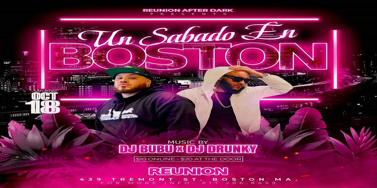 Un Sabado En BOSTON, 18 October | Event in Boston | AllEvents