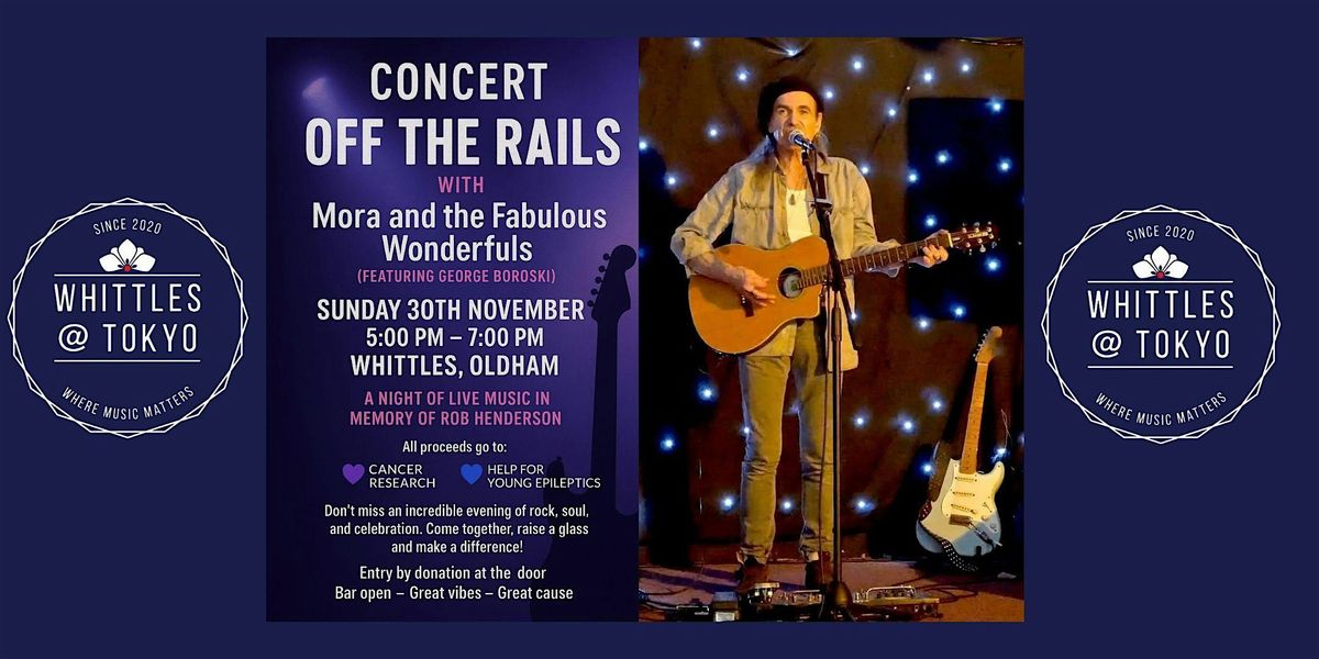 Concert Off The Rails with Mora and the Fabulous Wonderfuls, 30 November | Event in Grt Manchester | AllEvents