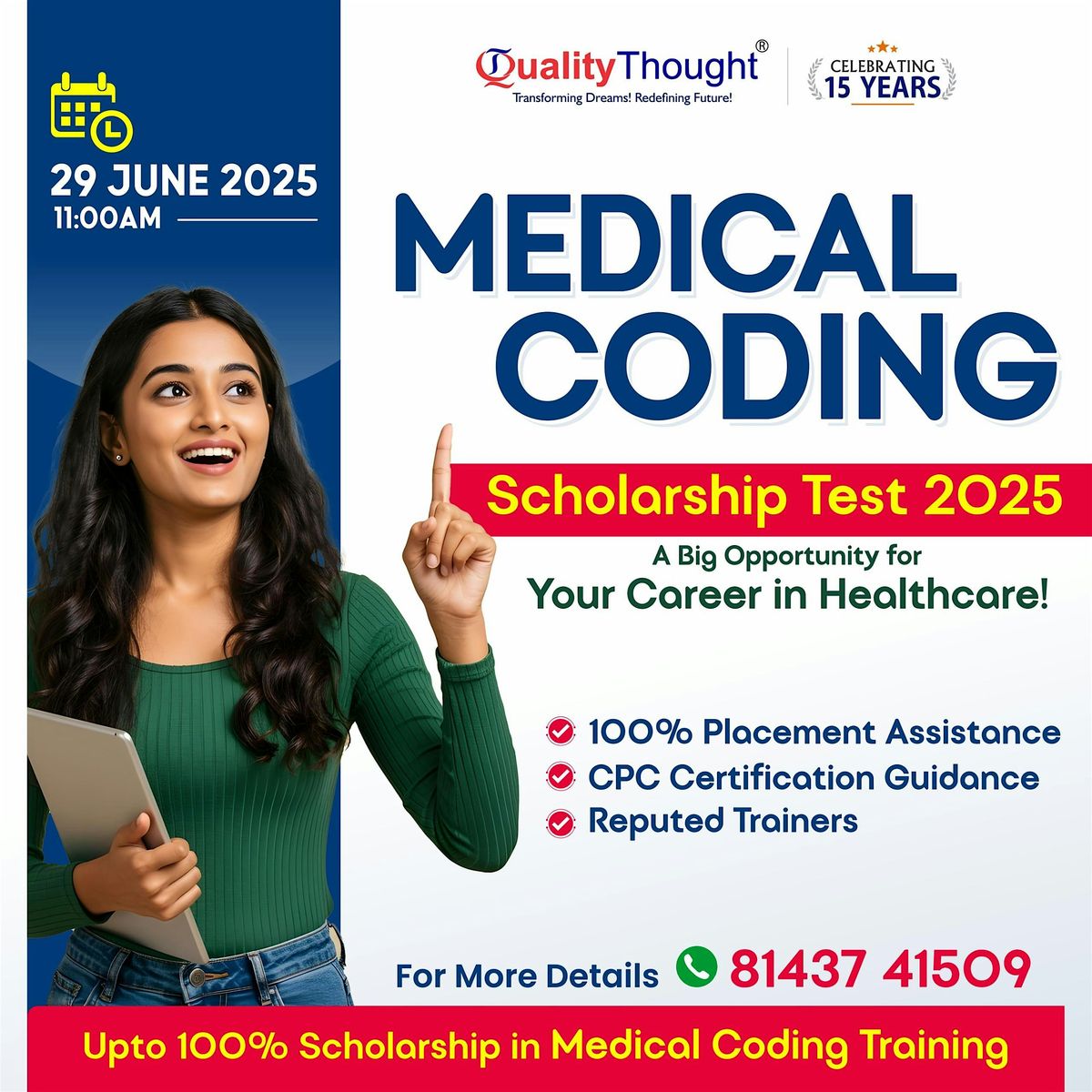 Medical Coding Scholarship Test- Quality Thought | Event in Hyderabad | AllEvents