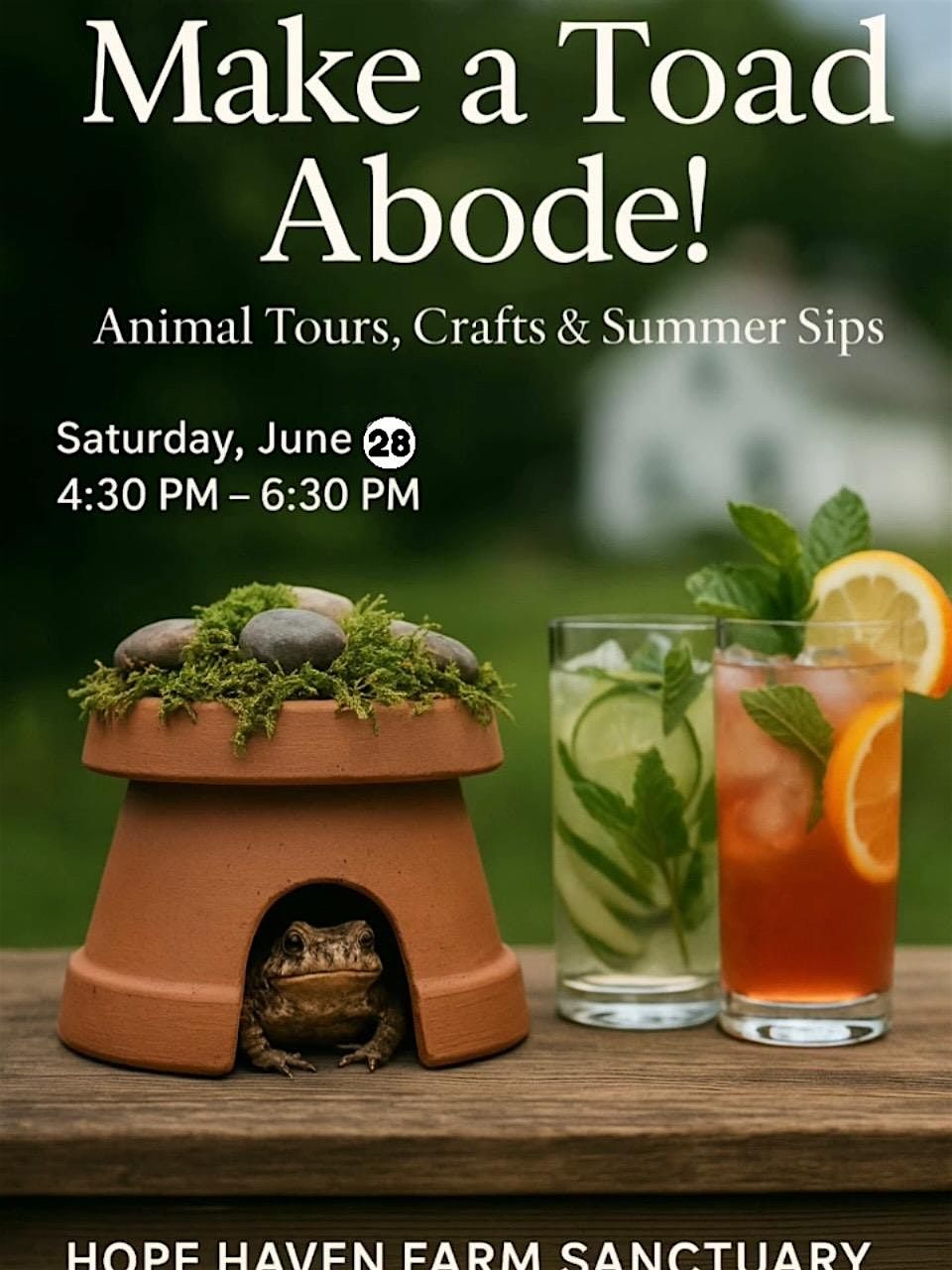 Make a Toad Abode! Farm Tour, Crafts & Summer Sips!!, 28 June | Event in Sewickley | AllEvents