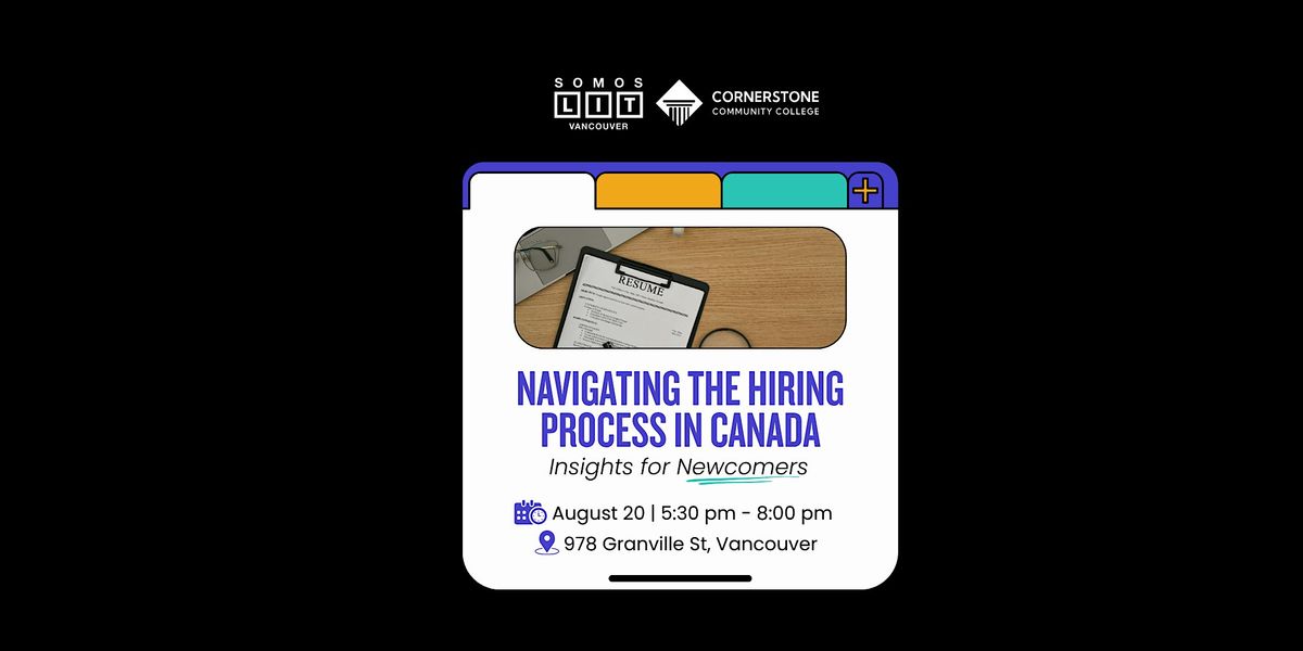 Navigating the Hiring Process in Canada, 20 August | Event in Vancouver | AllEvents