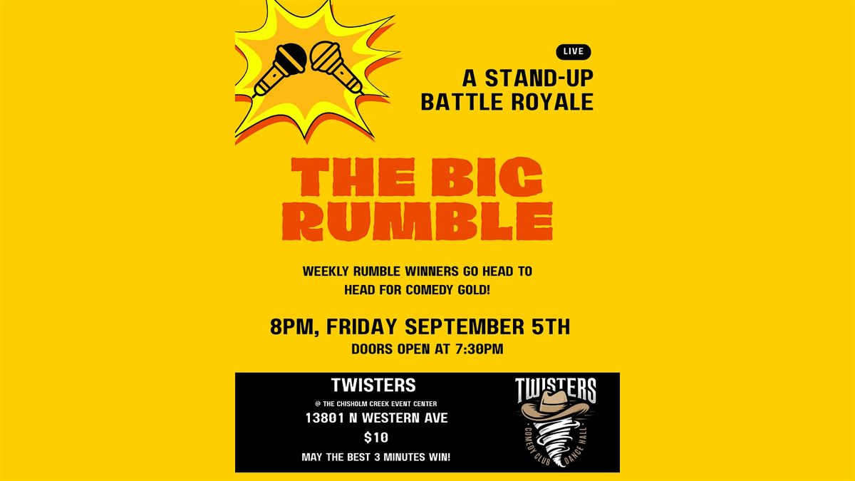 The Big Rumble, 5 September | Event in Edmond | AllEvents