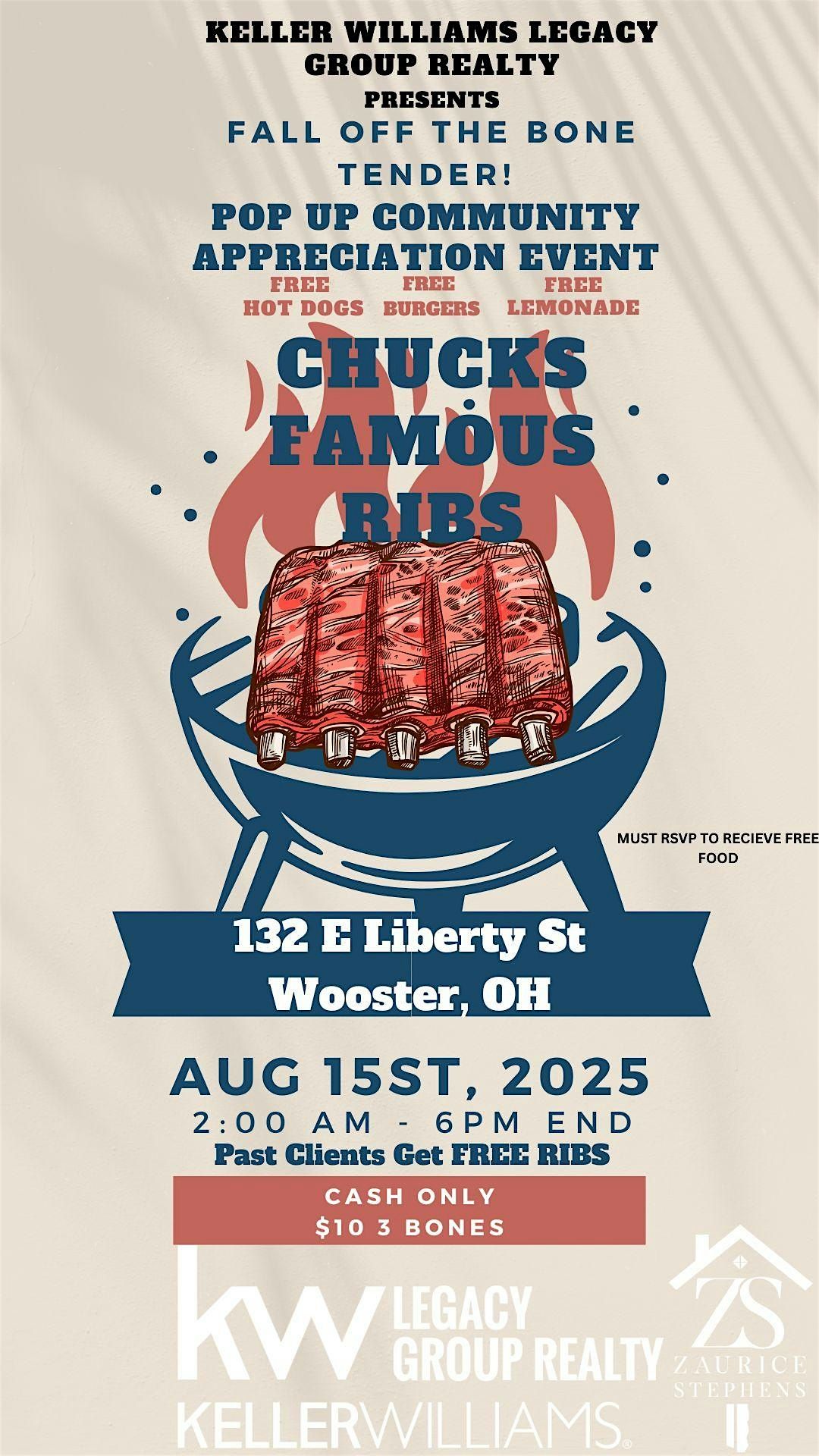 Keller Williams Legacy Group- Zaurice Stephens: Community Appreciation, 15 August | Event in Wooster | AllEvents