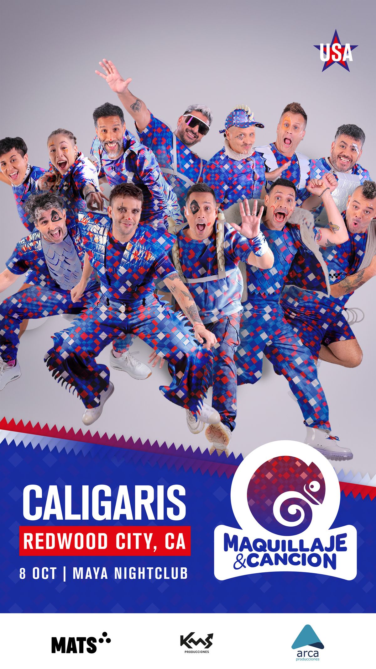 LOS CALIGARIS en Concierto!, 8 October | Event in Redwood City | AllEvents