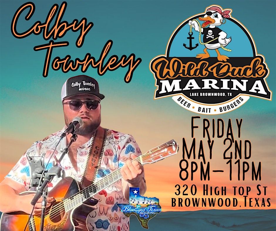 Colby Townley, 2 May | Event in Brownwood | AllEvents