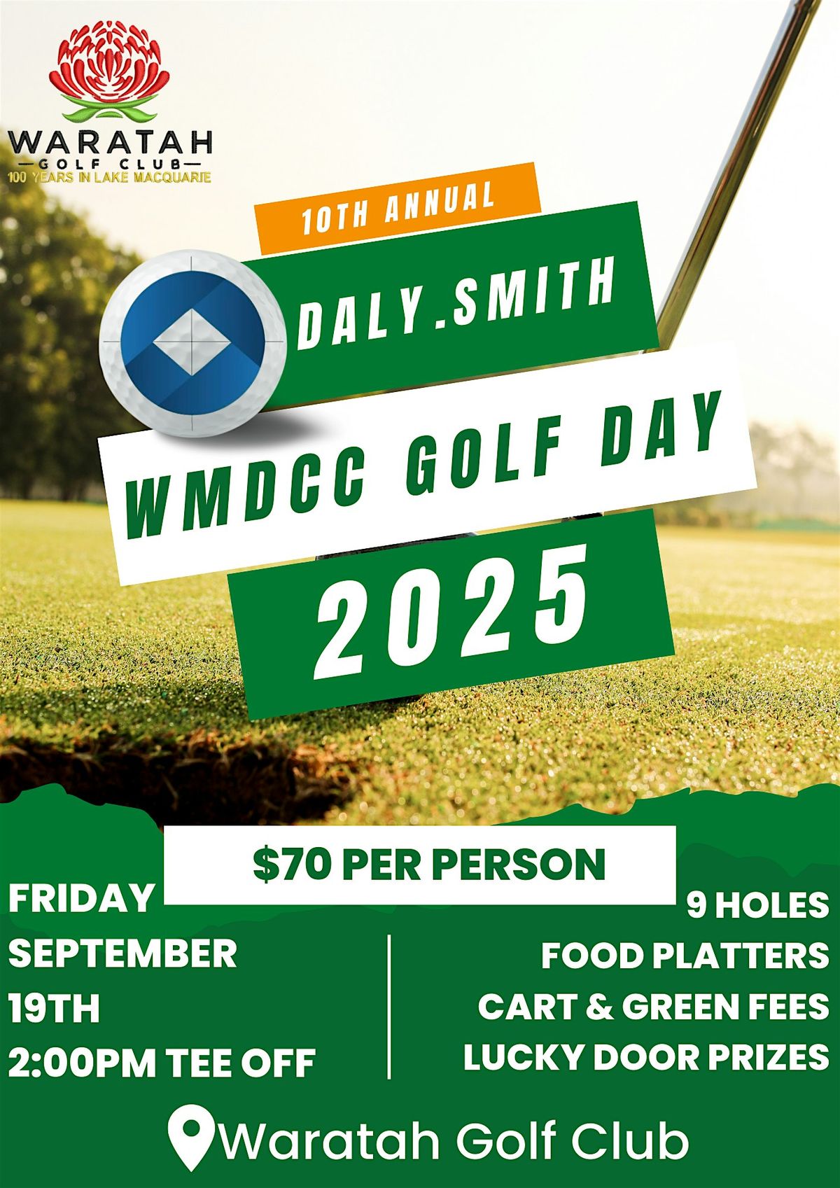 Daly.Smith WMDCC Golf Day, 19 September | Event in Argenton | AllEvents