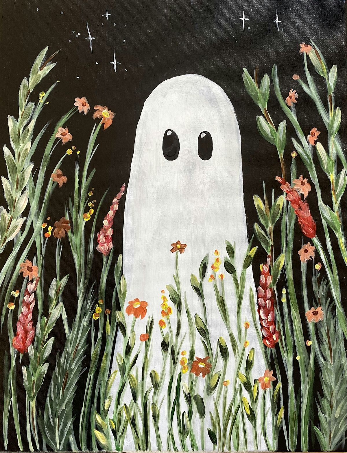 Ghostly Flowers Paint and Sip in Anaheim!, 14 October | Event in Anaheim | AllEvents