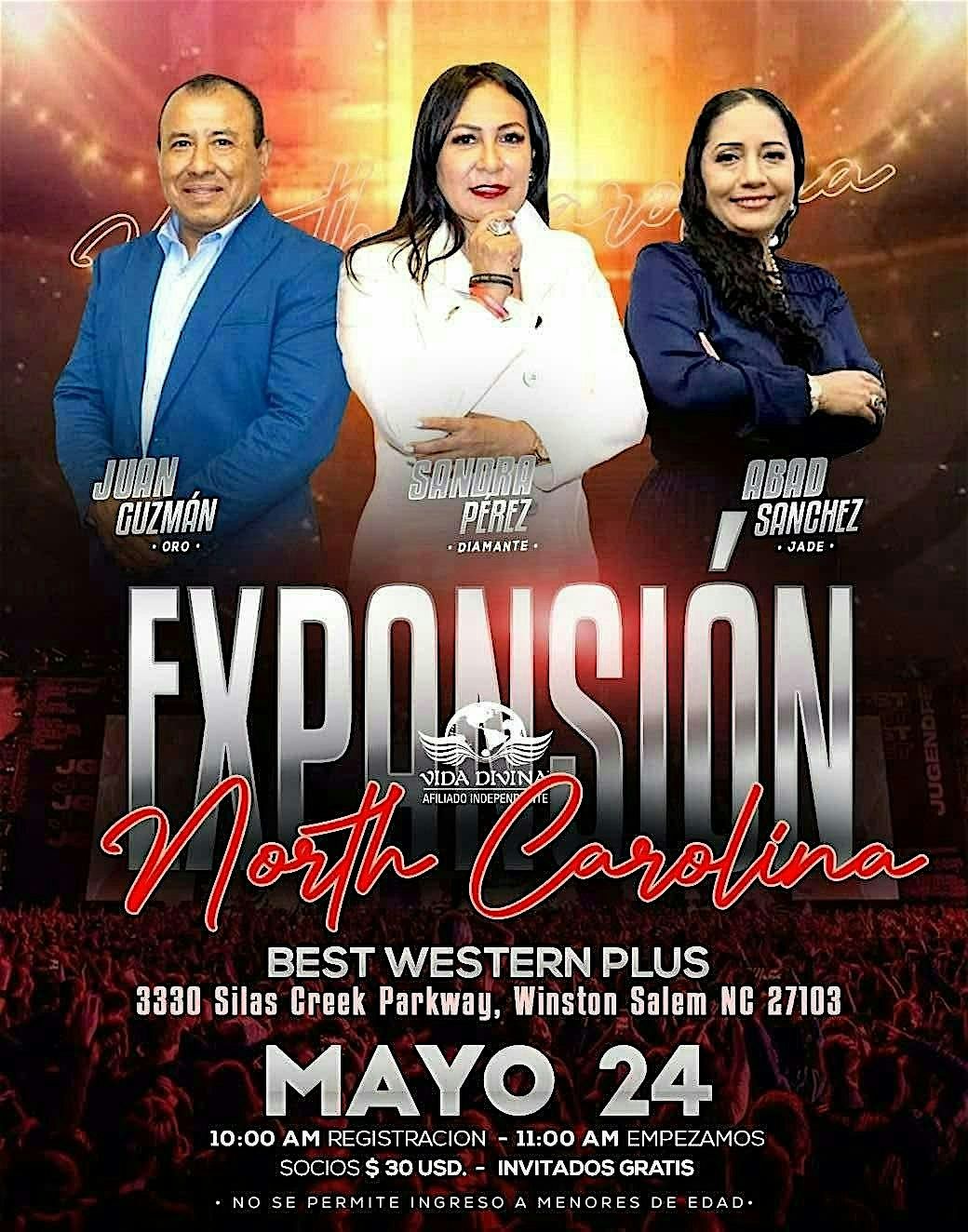 EXPANSION DE NORTH CAROLINA 2025, 24 May | Event in Winston-Salem | AllEvents