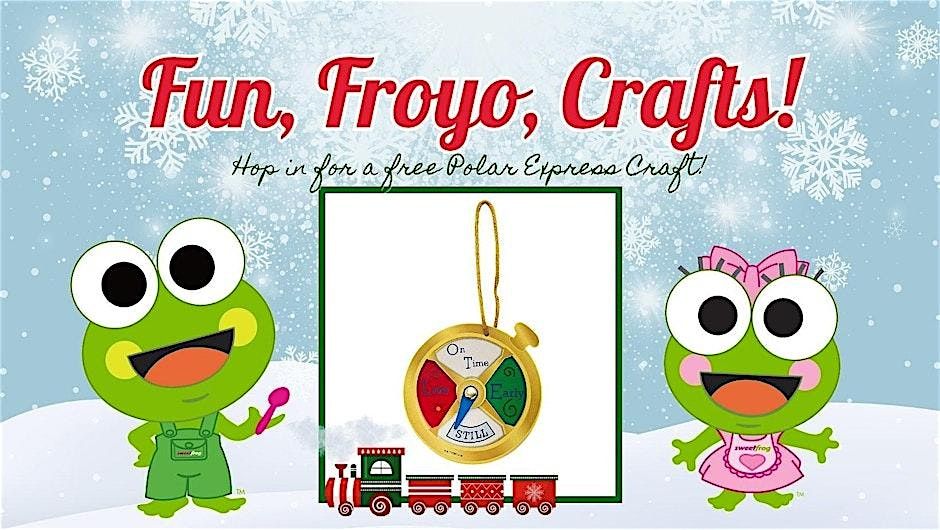 All Aboard for a Free Polar Express™ Craft at sweetFrog Salisbury!, 22 November | Event in Salisbury | AllEvents