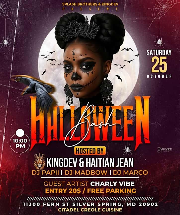 HALLOWEEN BASH, 25 October | Event in Silver Spring | AllEvents