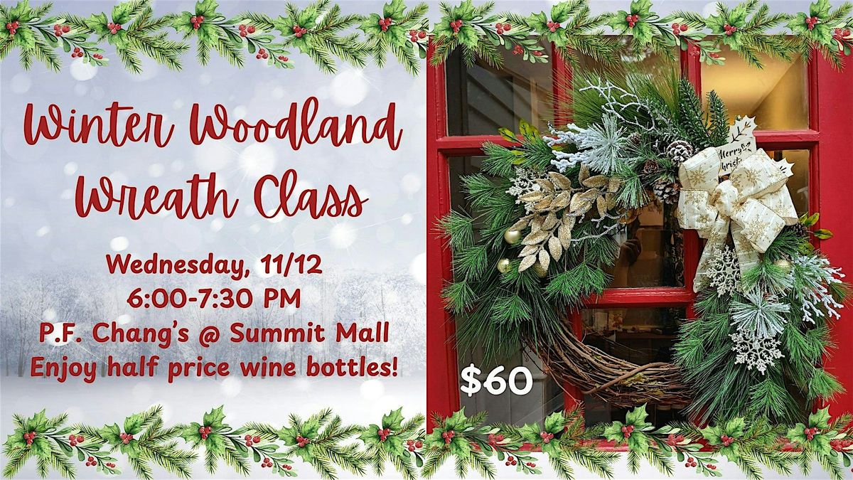 Winter Woodland Wreath Making Class, 12 November | Event in Akron | AllEvents