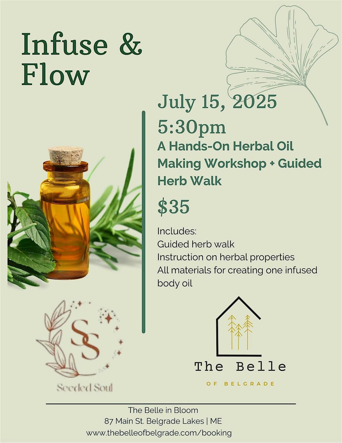 Herb Walk and DIY Oil Class, 15 August | Event in Belgrade | AllEvents