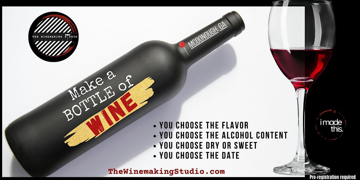 Make Bottle of Wine (McDONOUGH) | Event in McDonough | AllEvents