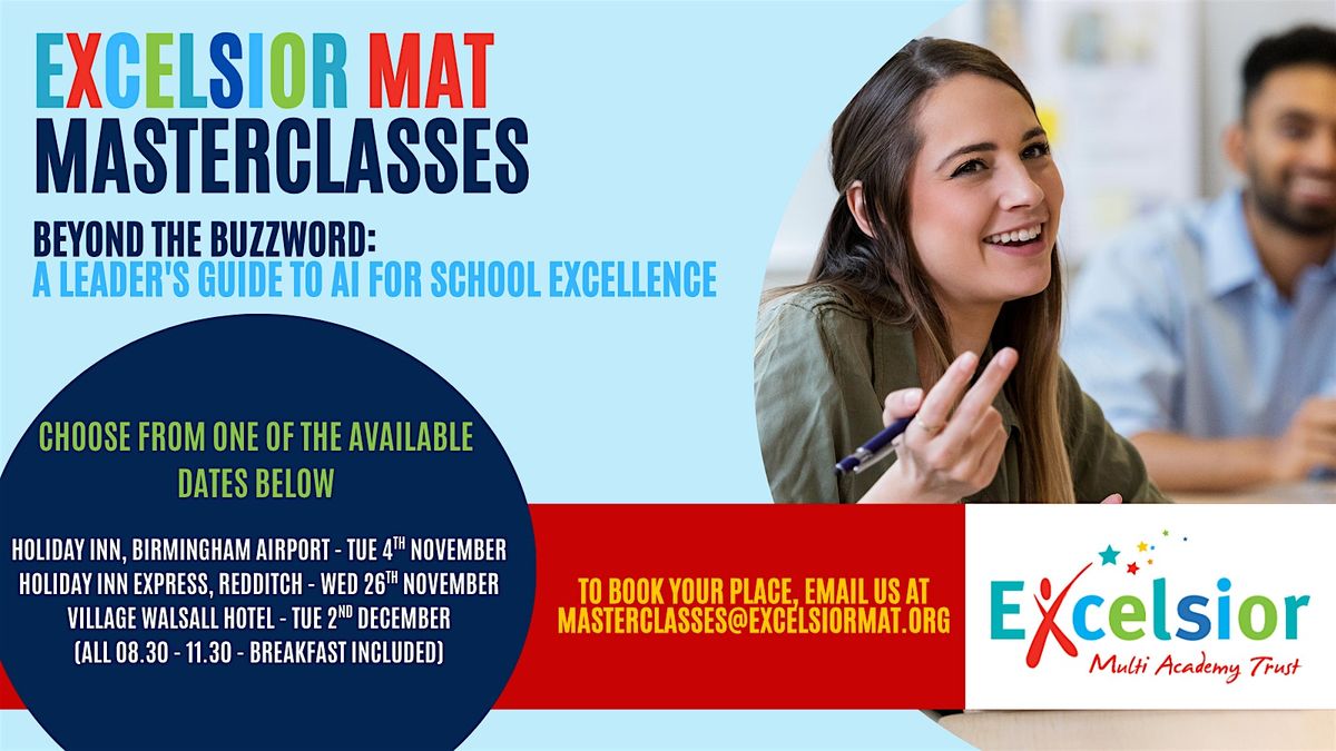 Beyond the Buzzword:  A Leader's Guide to  AI for School Excellence, 2 December | Event in Walsall | AllEvents