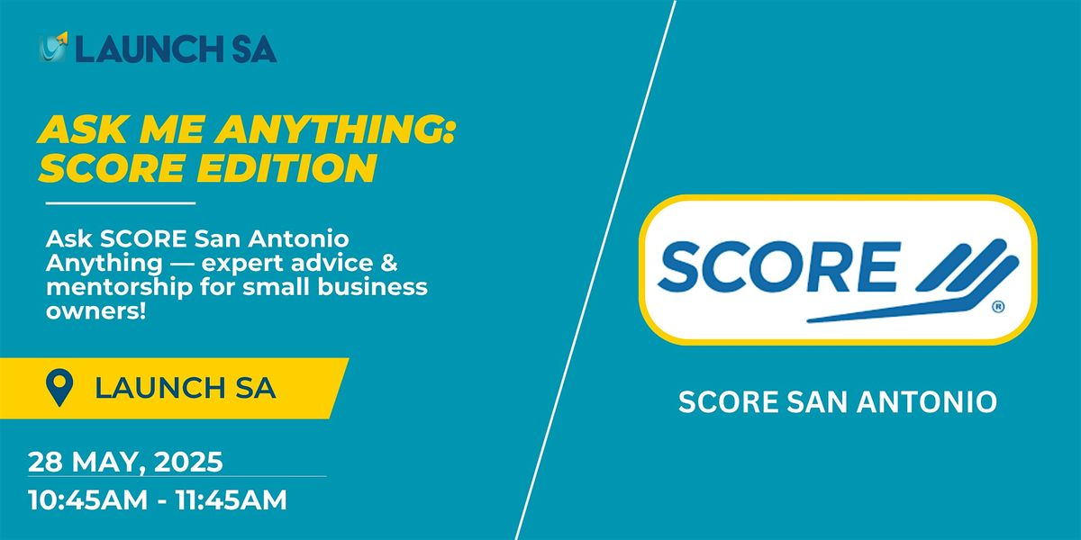 Ask Me Anything: Score Edition, 28 May | Event in San Antonio | AllEvents